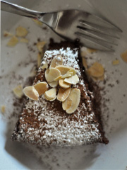 Purple chocolate cak...