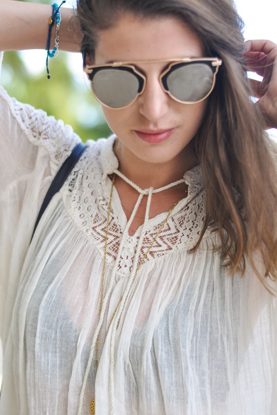 Thankfifi- Zalando Denim & Supply boho blouse & Rebecca Minkoff tassel bag - Cobblers Cove, Barbados-10