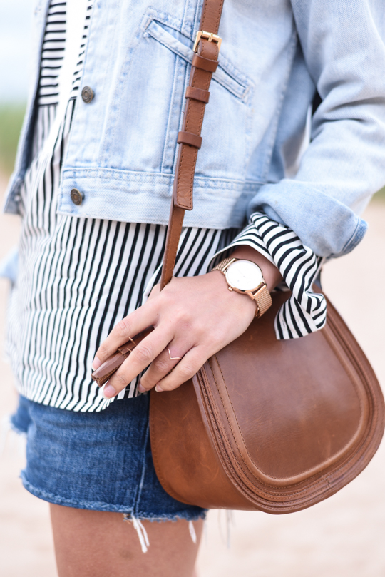 Boden mini saddle bag & Vitae London watch - Thankfifi Scottish travel blog